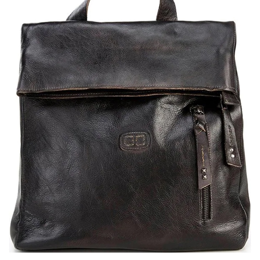 BedStu flap over backpack rustic black